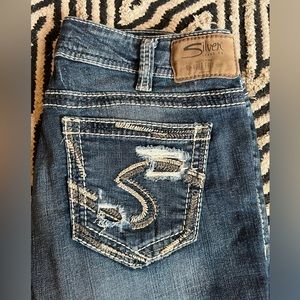 Silver super stretch Suki bootcut jeans